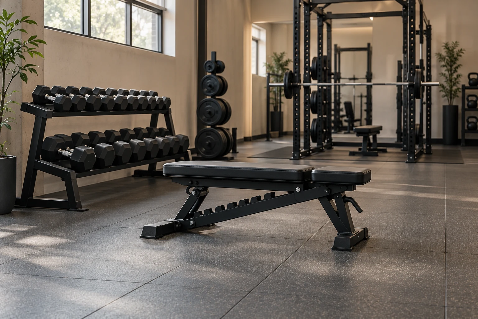Imagen ilustrativa de gimnasio.